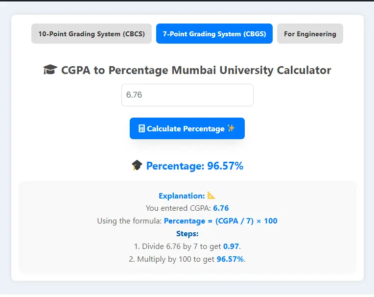 CBGS (Choice-Based Grading System) in Mumbai University