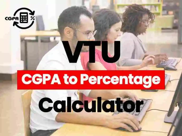 CGPA to Percentage VTU