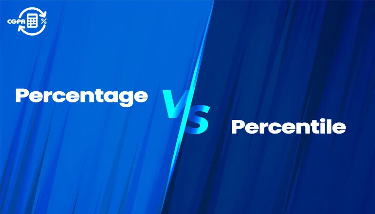 Percentage vs. Percentile