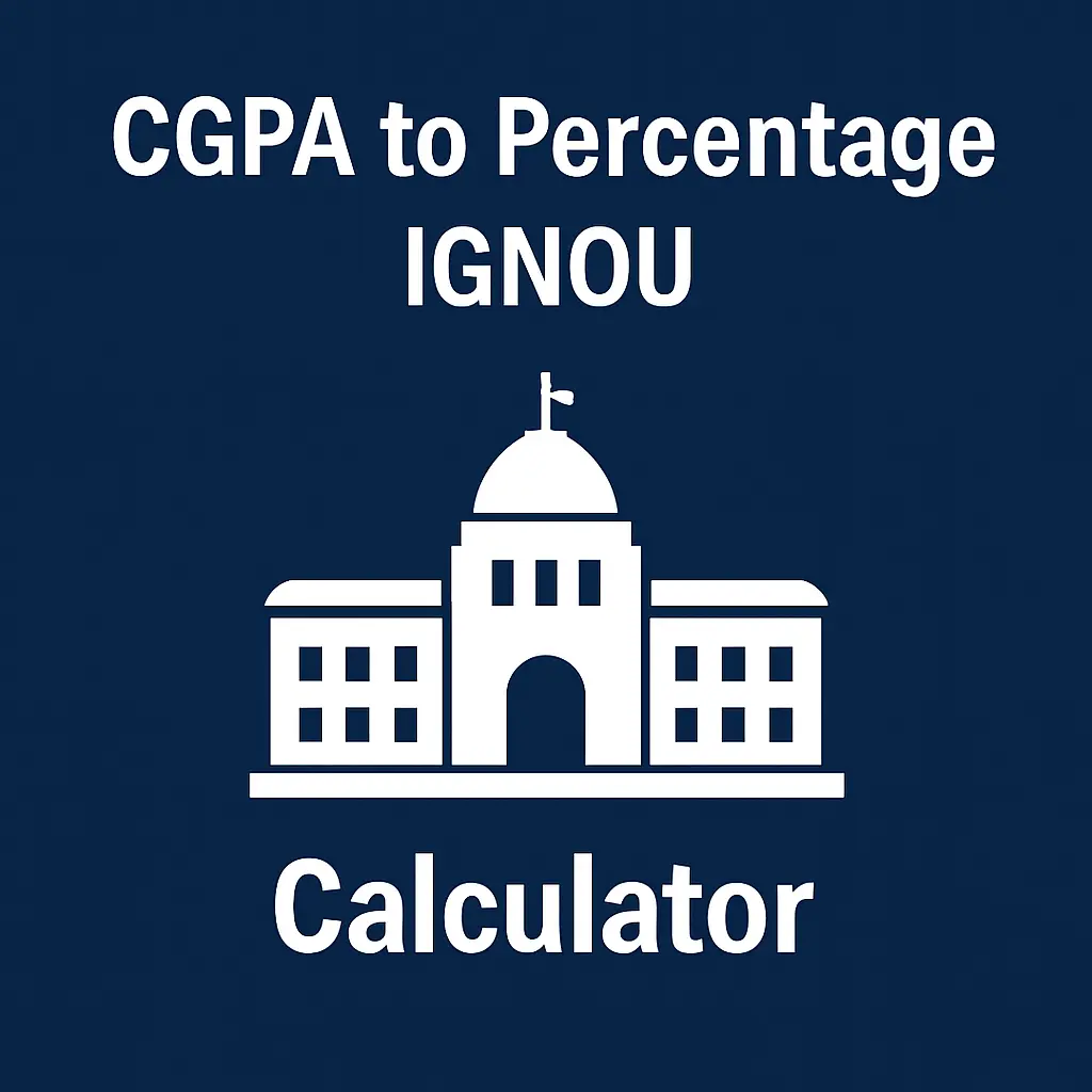 CGPA to Percentage IGNOU Calculator