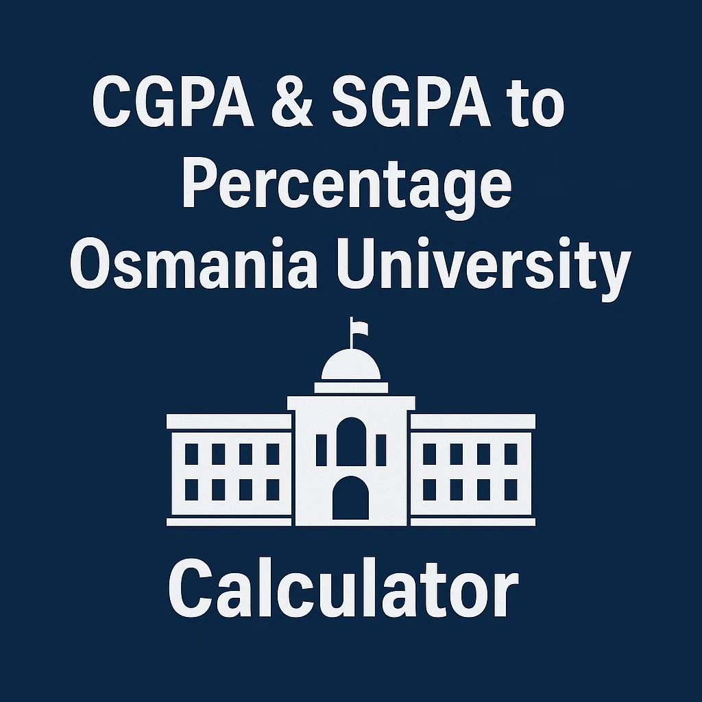 CGPA to Percentage Osmania University Calculator 2025 1 CGPA to Percentage Osmania University